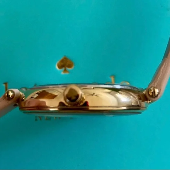 Kate Spade Metro Mother-of-Pearl Analog Leather-Strap Watch - Picture 7 of 9